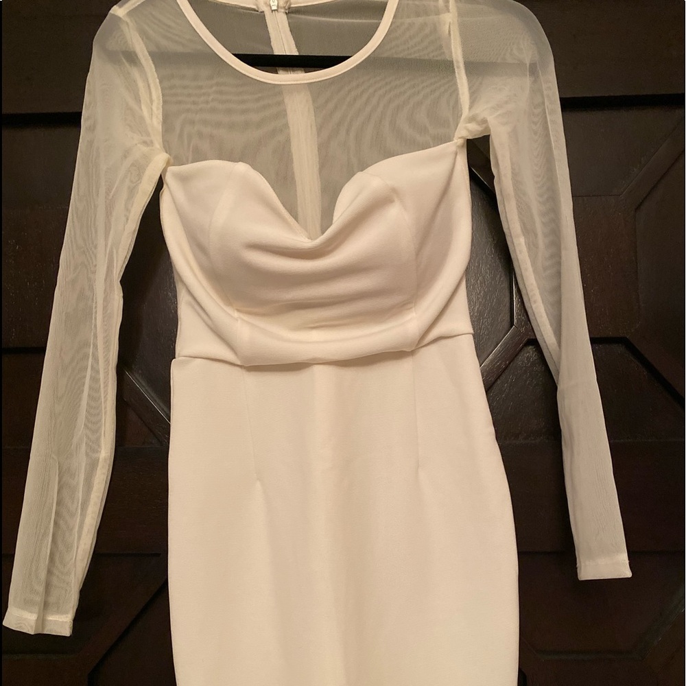 Sexy white dress